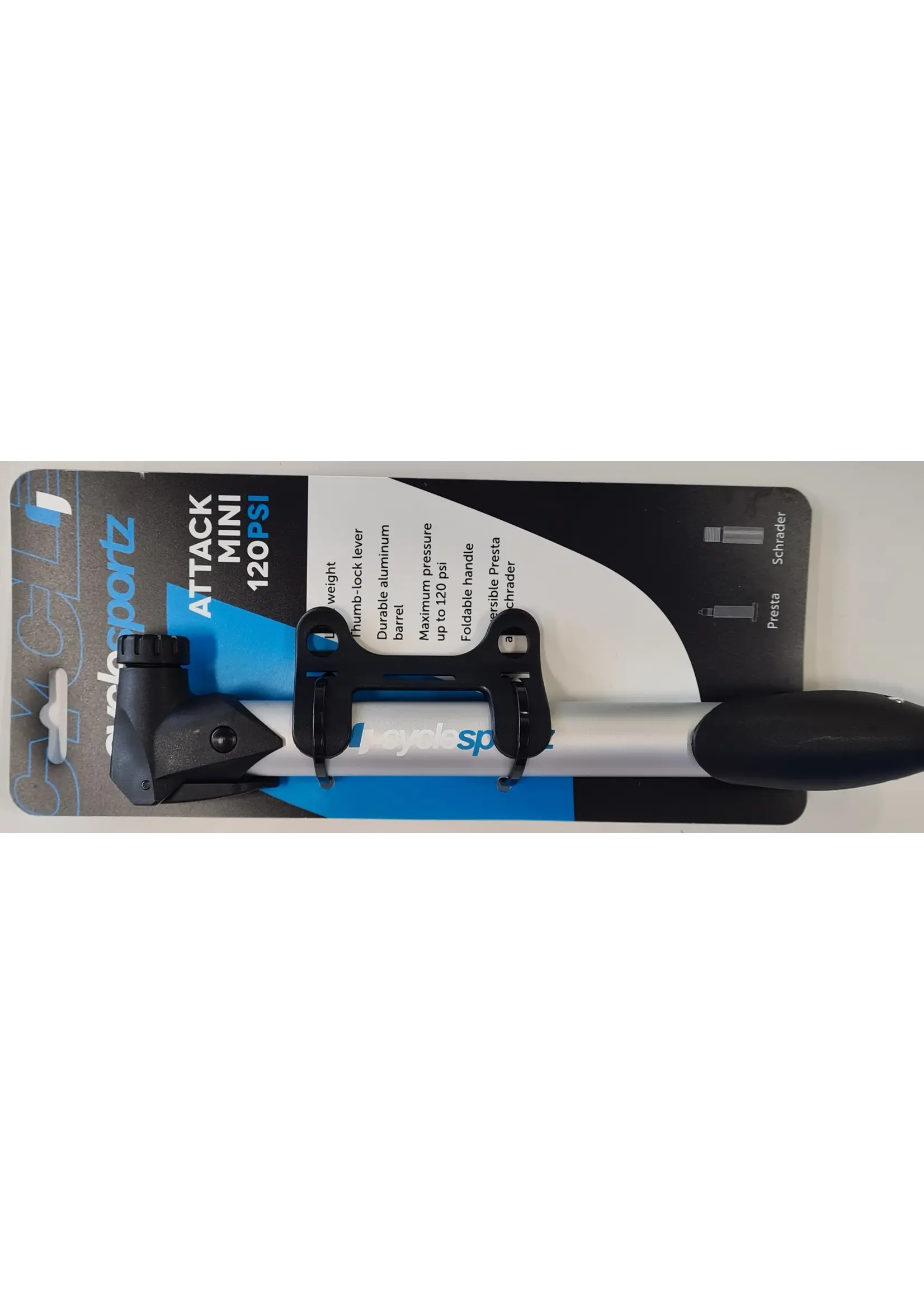 Cyclesportz CYCLESPORTZ Strike Mini Pump with Clever Value
