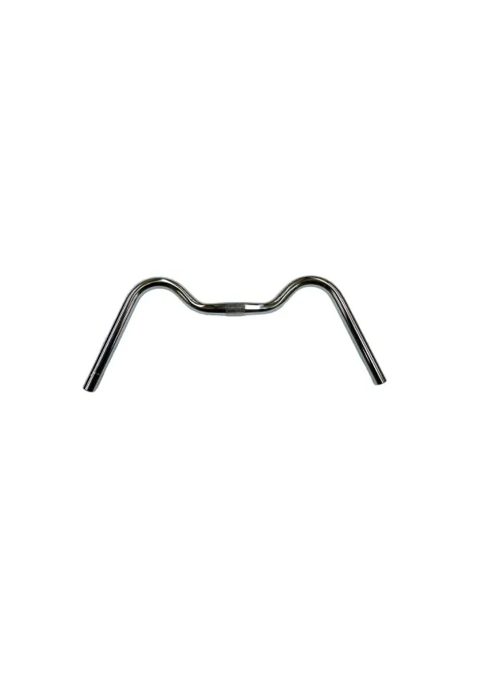 BPW BPW Handlebar 25.4mm, W style steel CP, width 525mm