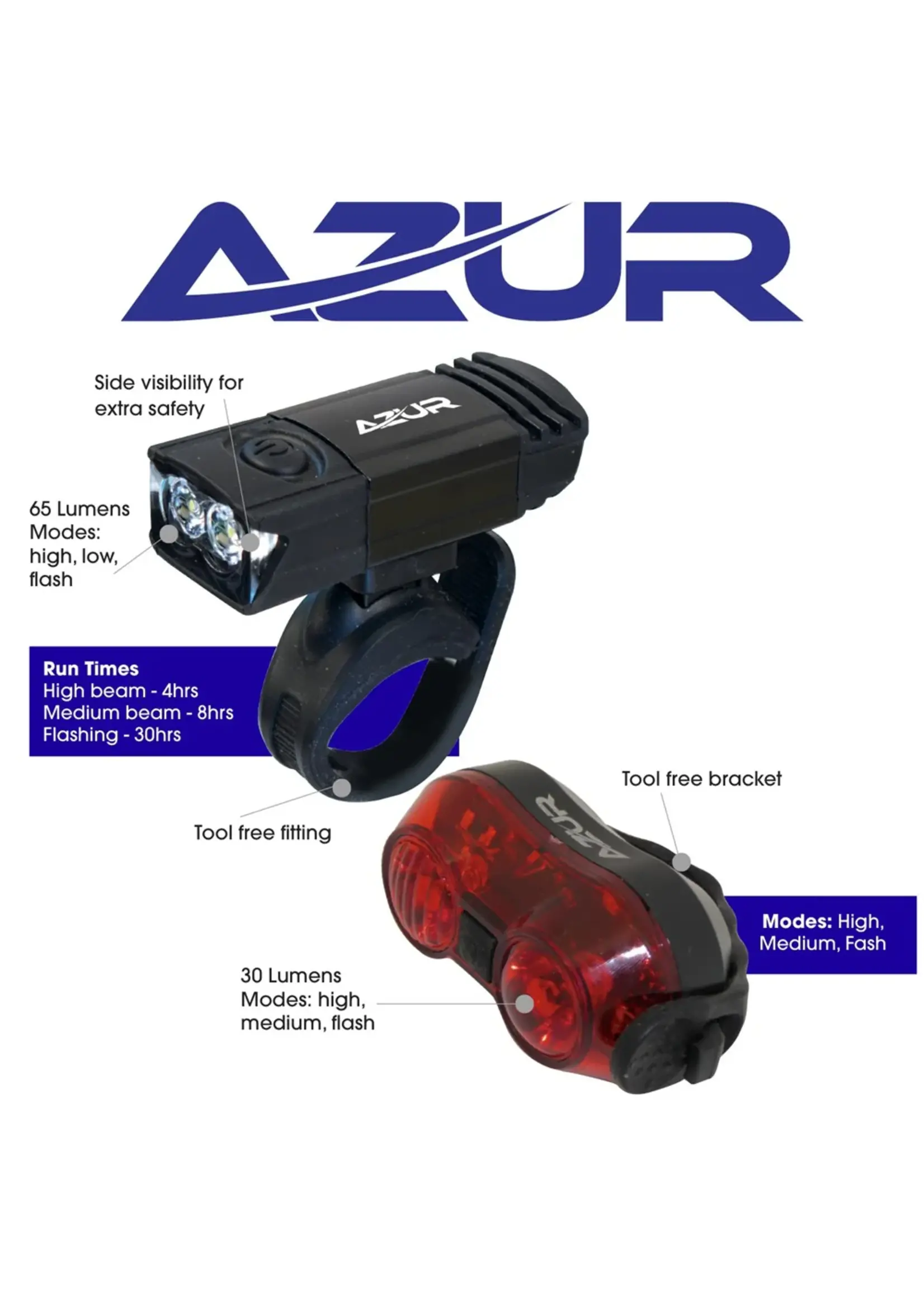 Azur AZUR Bike Lights