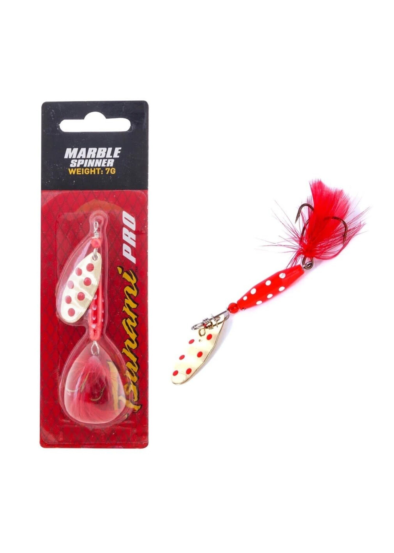 Tsunami TSUNAMI Marble Spinner Red White Dots