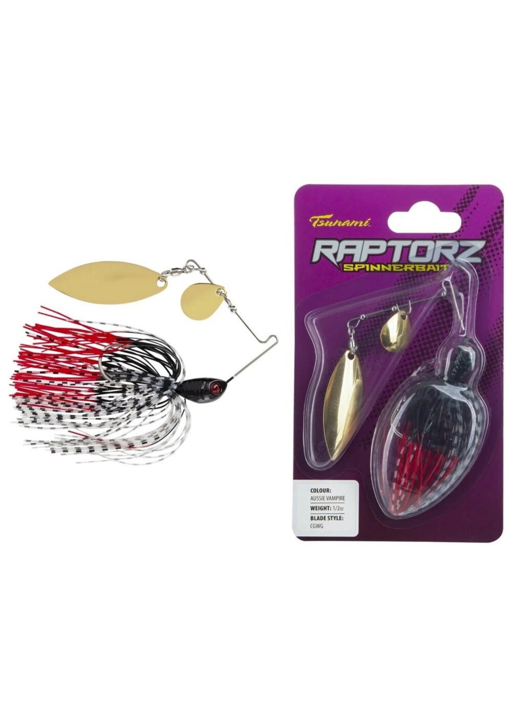 Tsunami TSUNAMI  Raptorz Spinnerbait 1/2oz Aussie Vampire