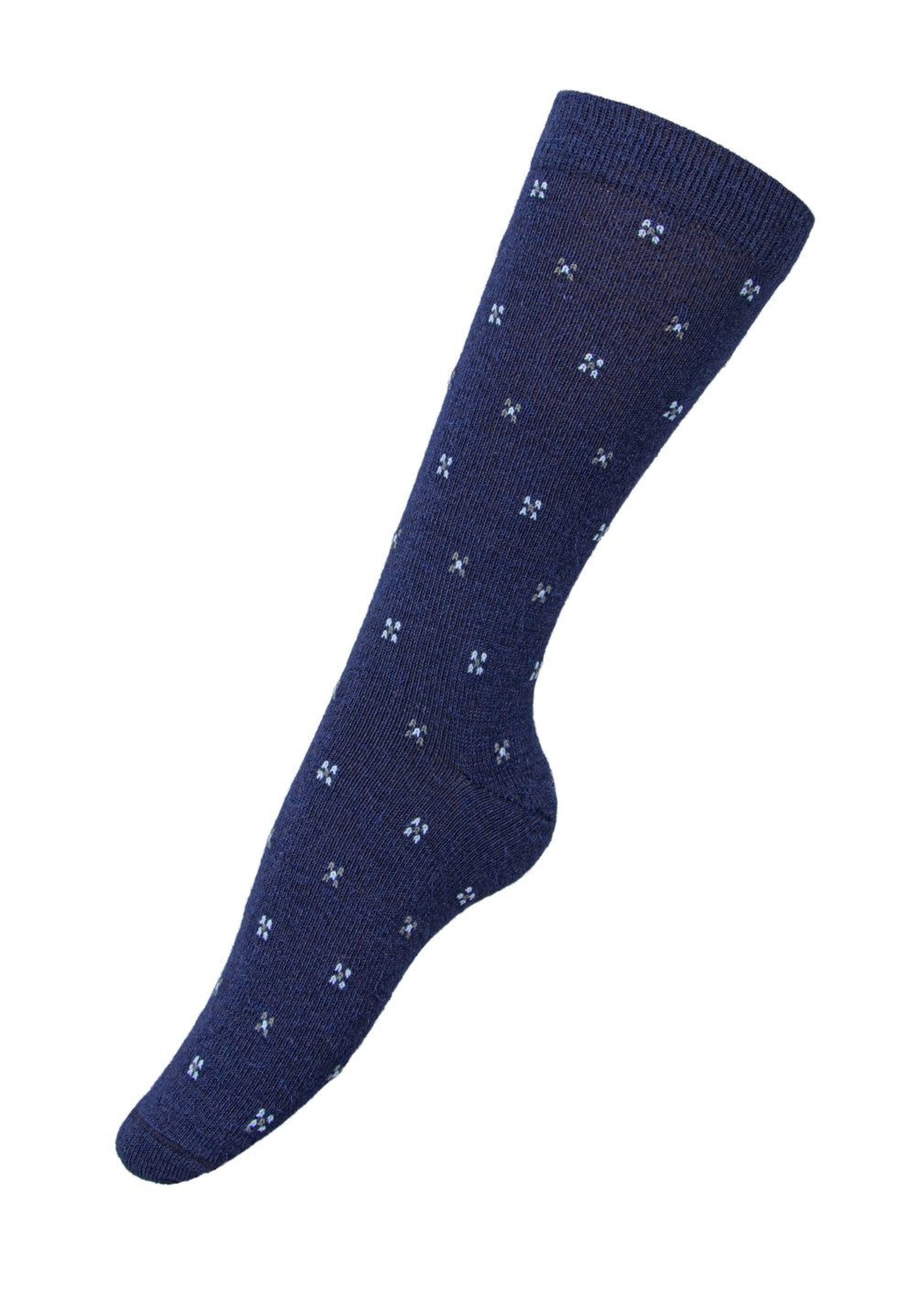 Alpaca Dot Dress Crew Socks