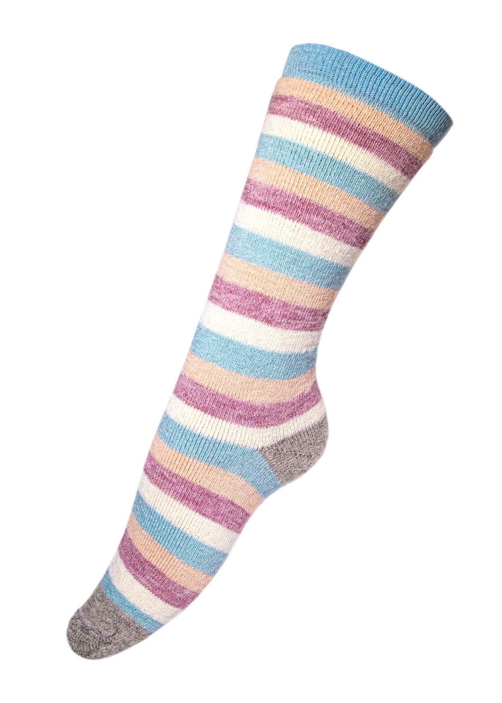 Alpaca Colors Striped Alpaca Socks