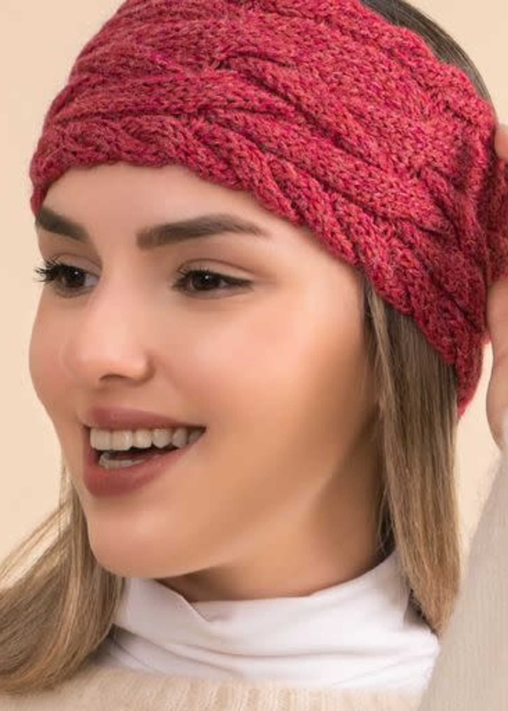 Alpaca Braided Knit Alpaca Headband