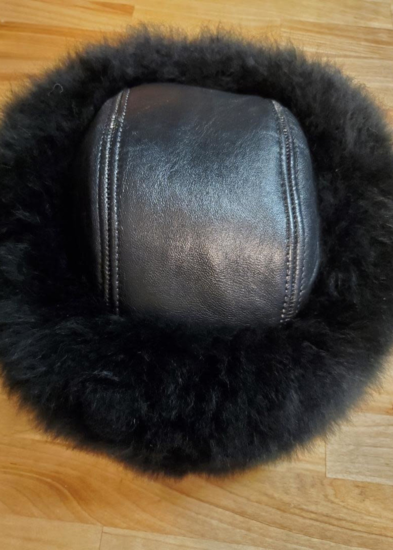 Alpaca Alpaca and Leather Fur Hat