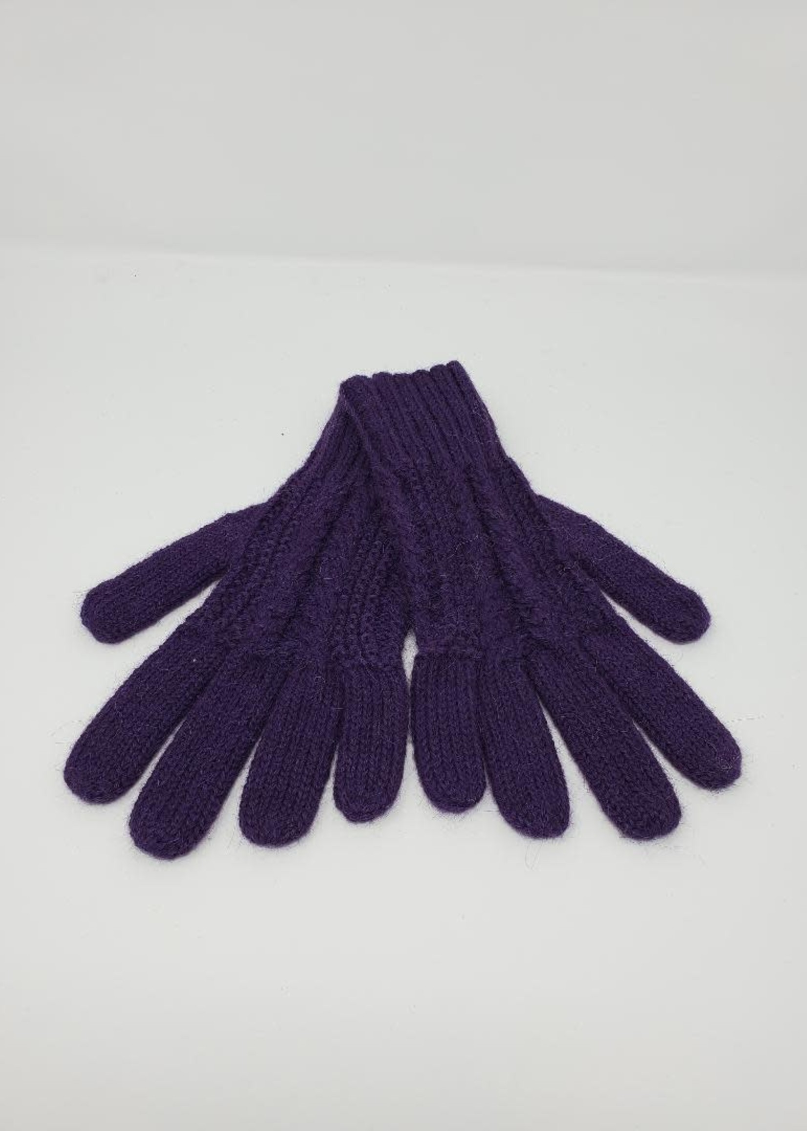 Alpaca Classic Cable Alpaca Gloves