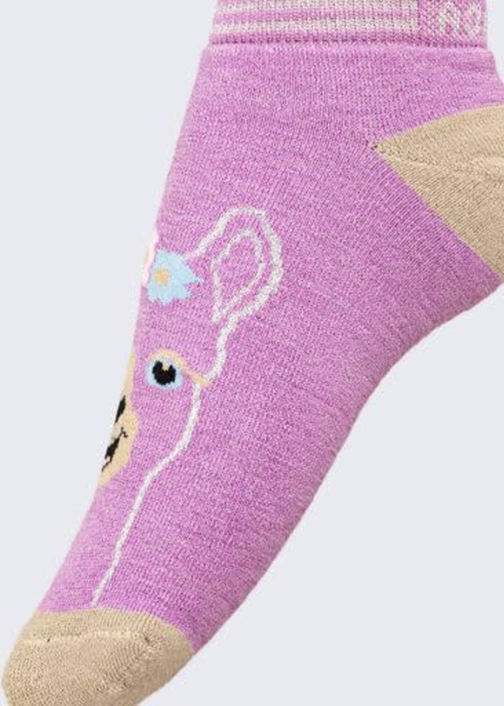 Alpaca Alpaca Ankle Face Socks
