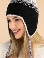 Alpaca Norway Ski Hat w/Ear Flaps - Fleece Lined