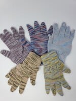 Alpaca Candy Stripe Gloves