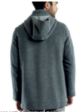 ジャケット・アウター mieajunar alpaca half coat Men's Jacket with Hood - Alpaca to Apparel