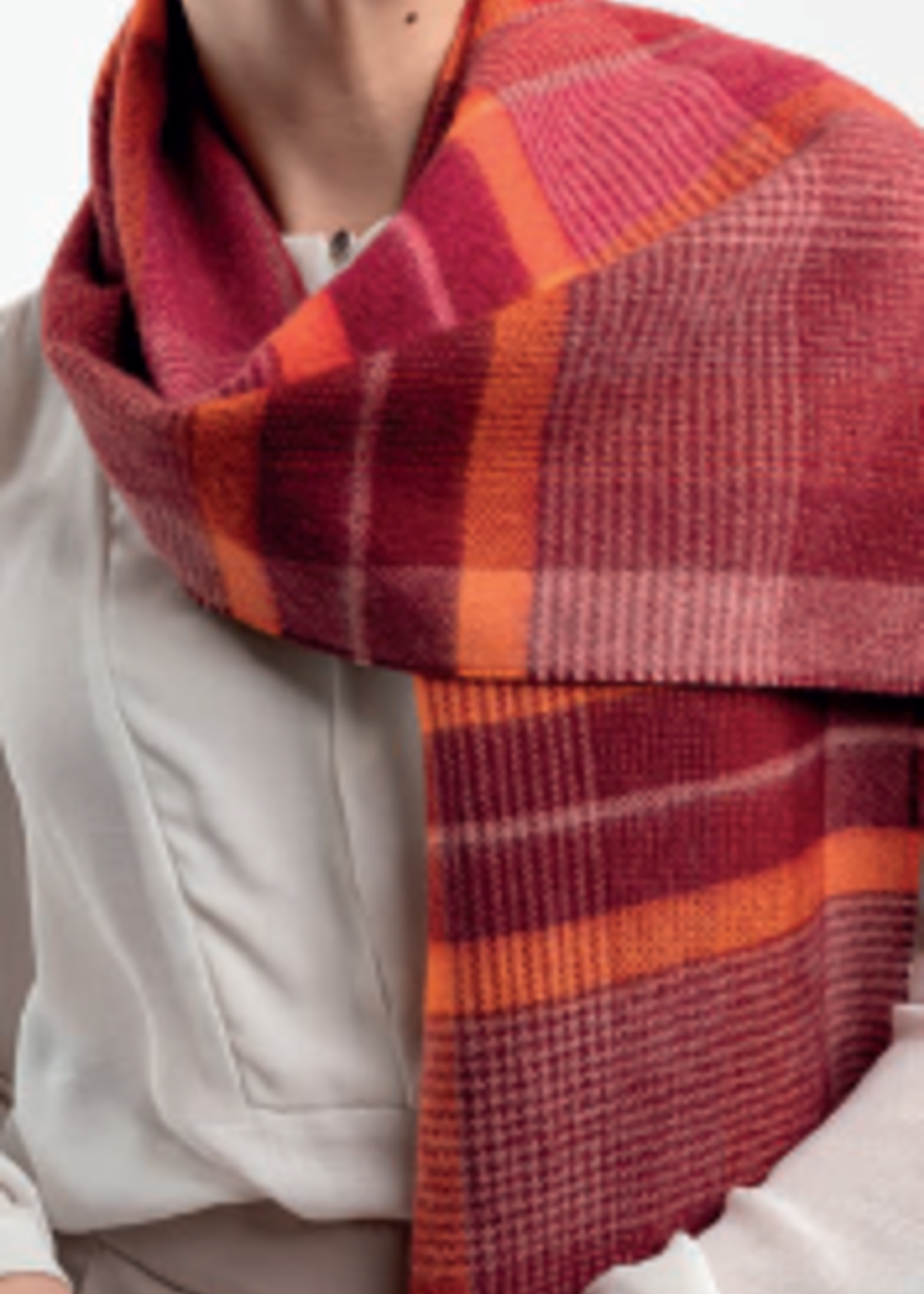 Alpaca Classic Plaid Scarf