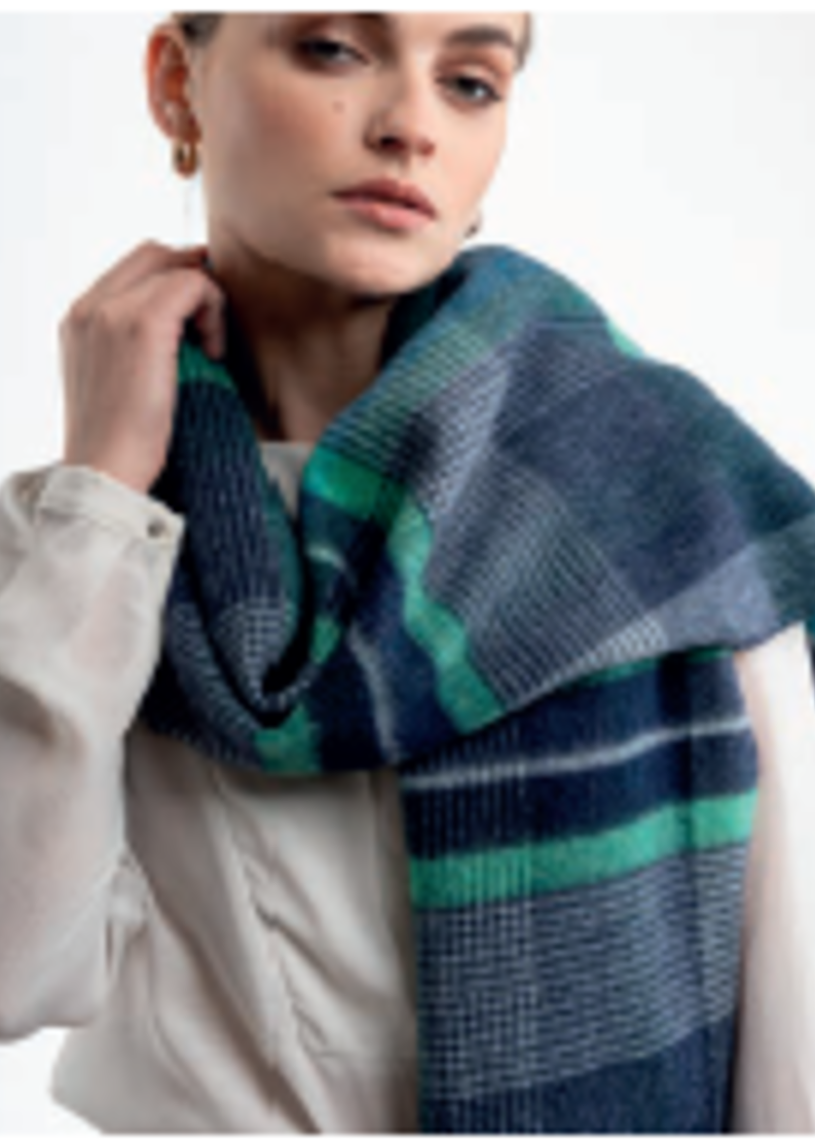 Alpaca Classic Plaid Scarf