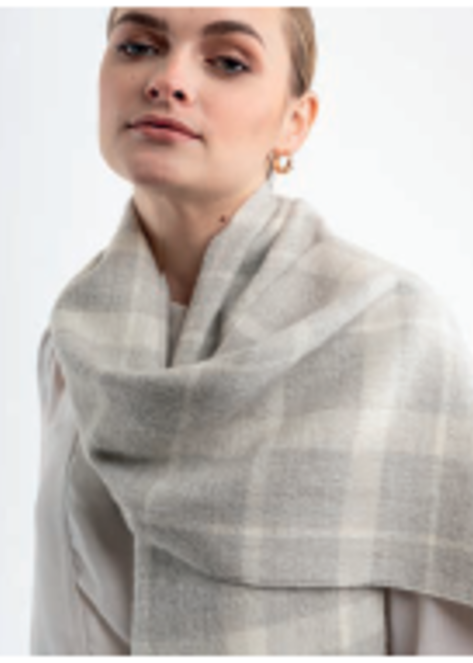 Alpaca ECO Plaid Scarf