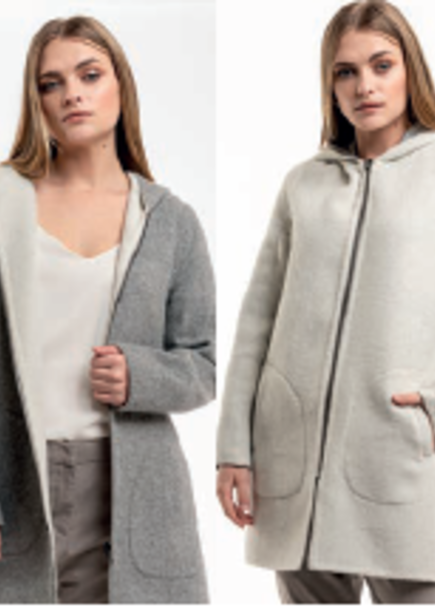 Alpaca Reversible Coat w/Hood