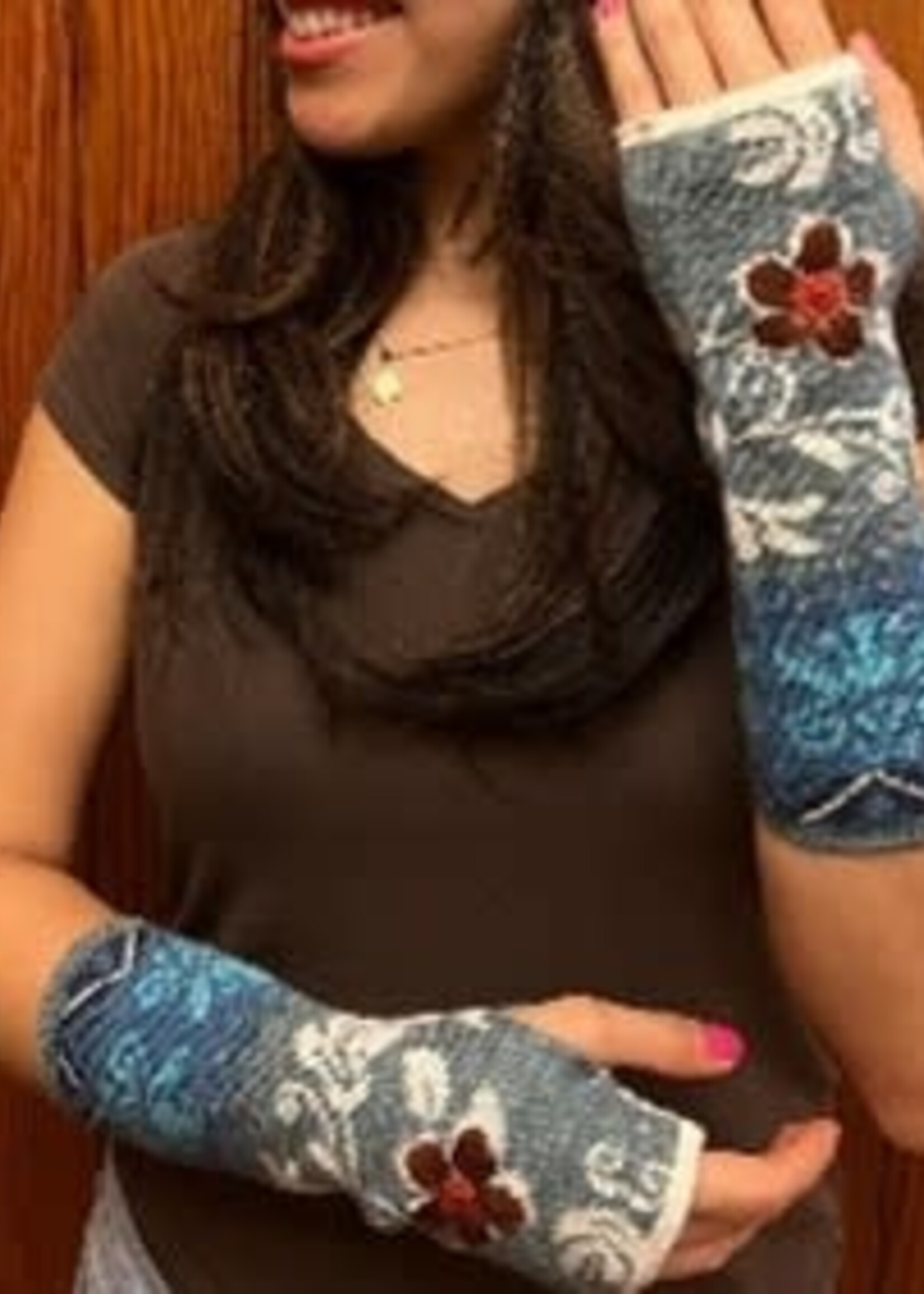 Alpaca Cote D' Azur Mittens