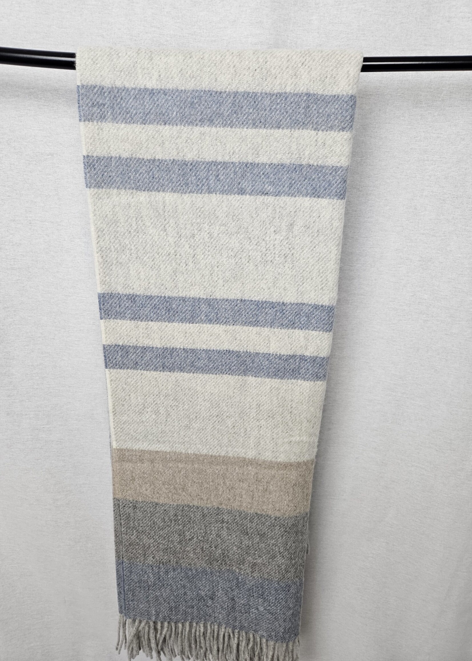 Alpaca Hatch Striped Blanket
