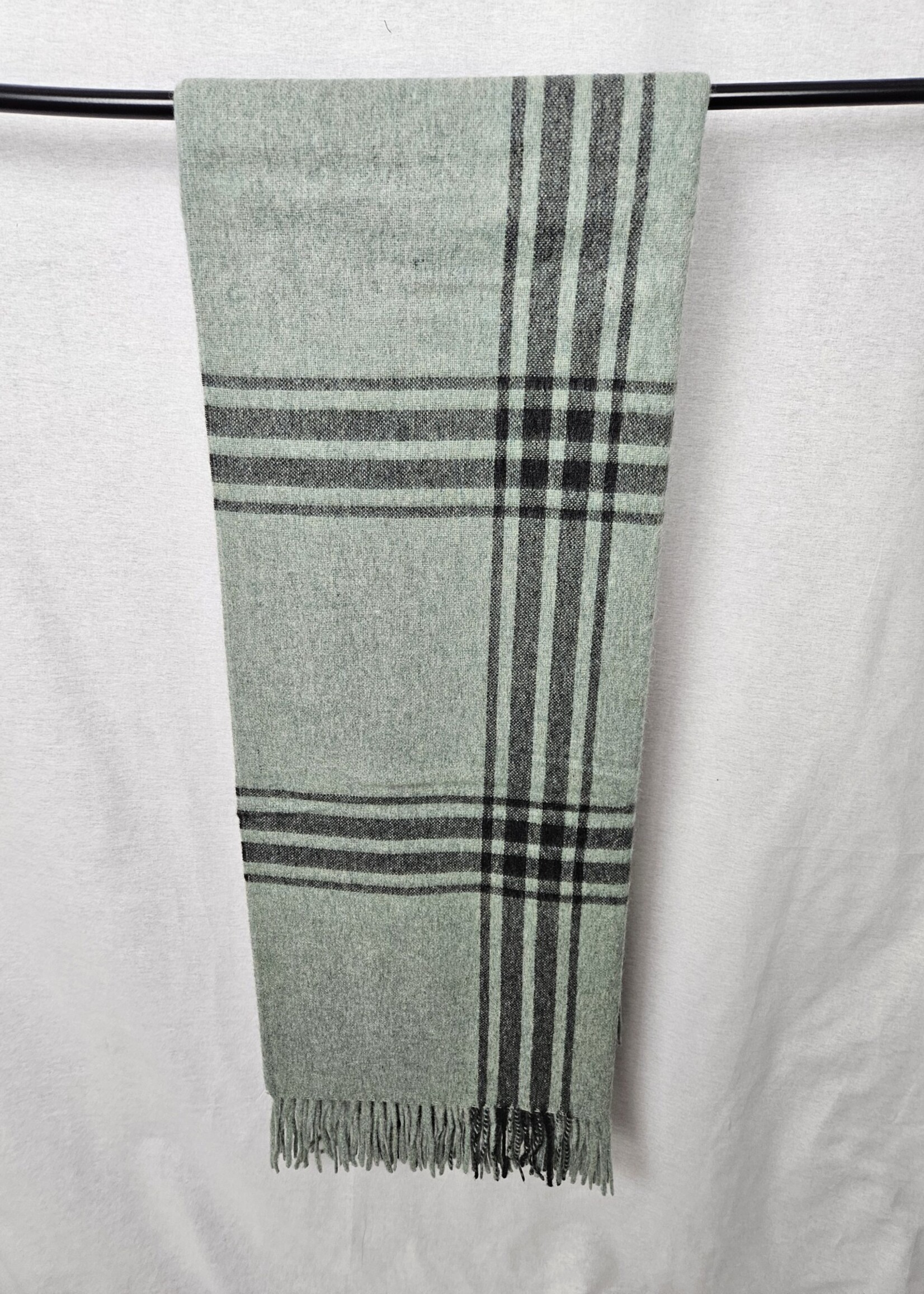 Alpaca Double Striped Blanket