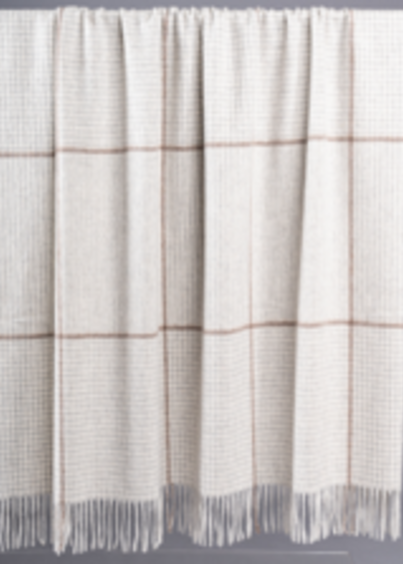 Alpaca Large Check  Blanket