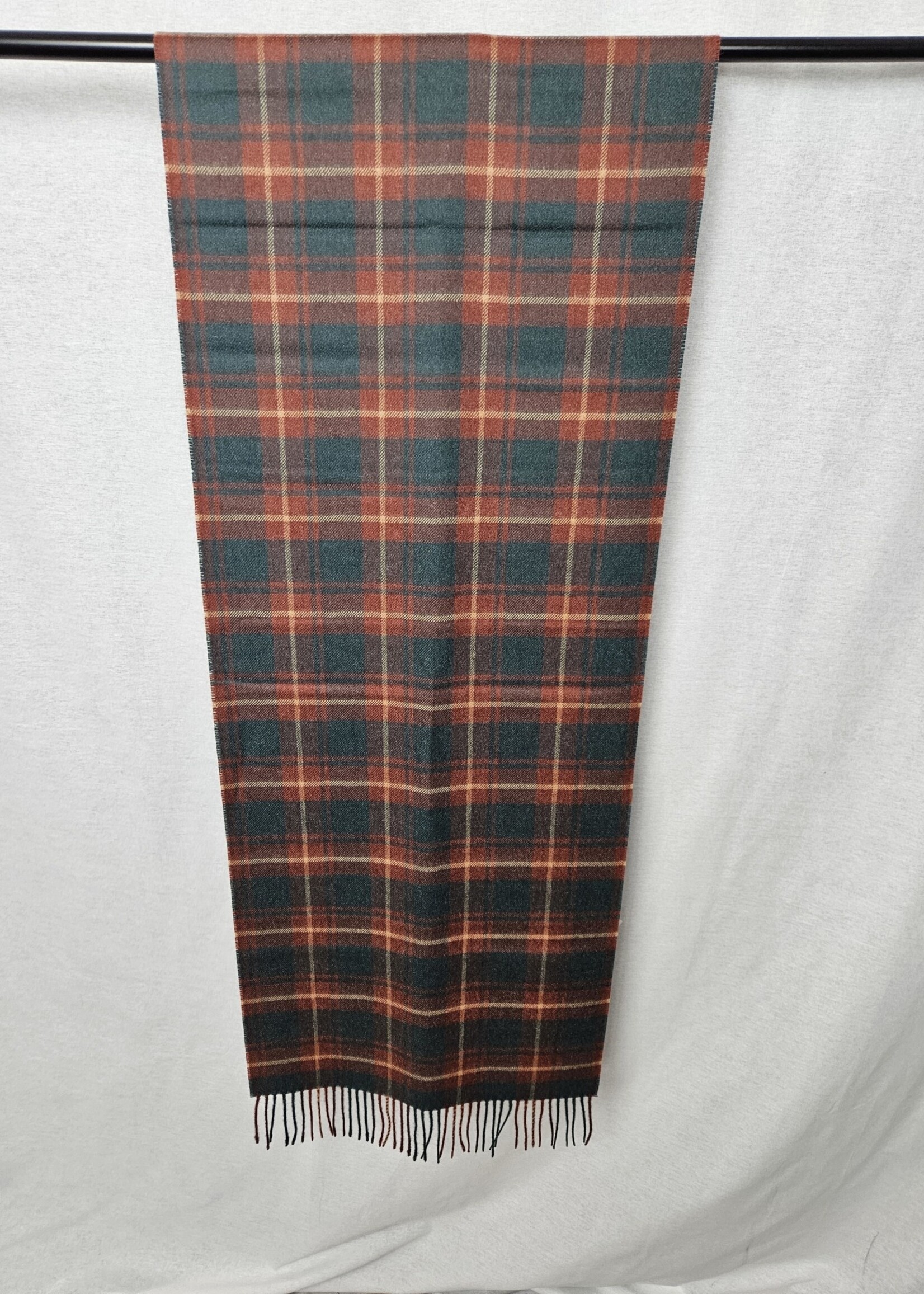 Alpaca Oversized Plaid Scarf