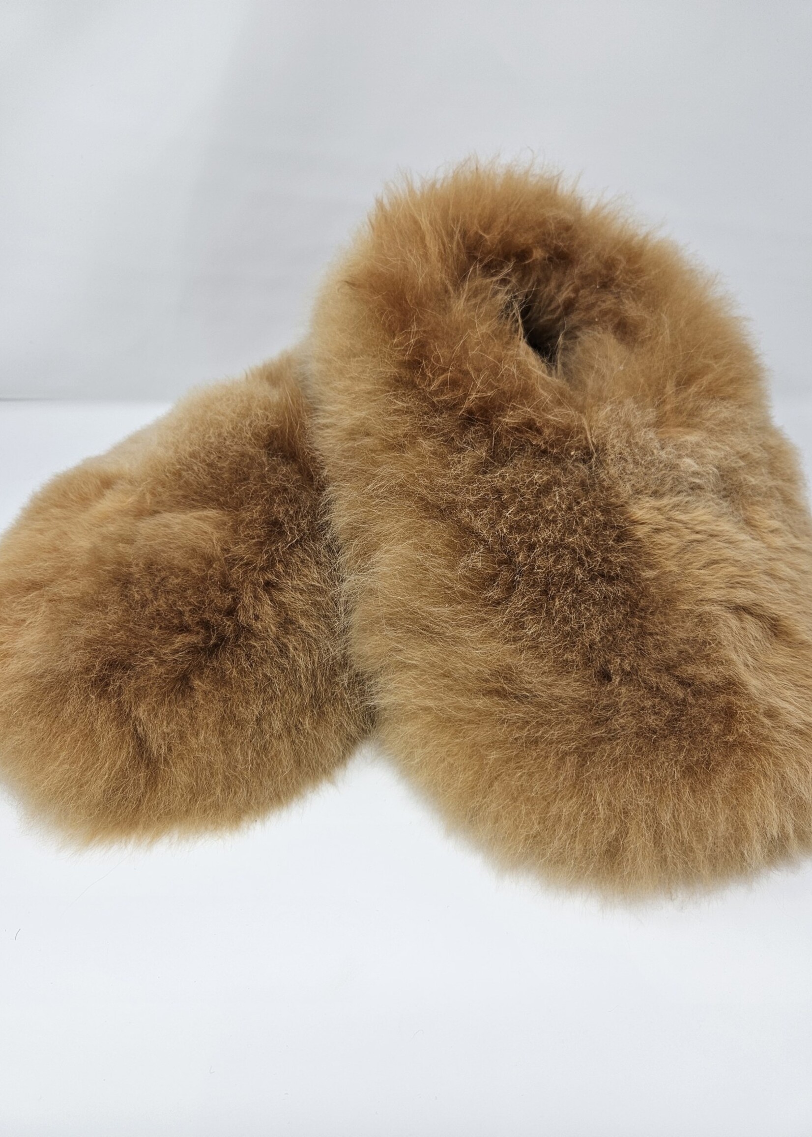 Alpaca Huacaya Fur Slippers