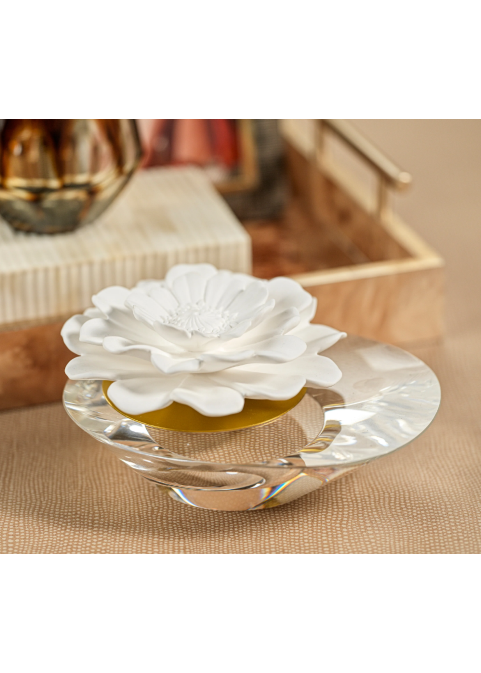 Mini Dream Porcelain Diffuser - Crystal Edition w/ Fig Vetiver