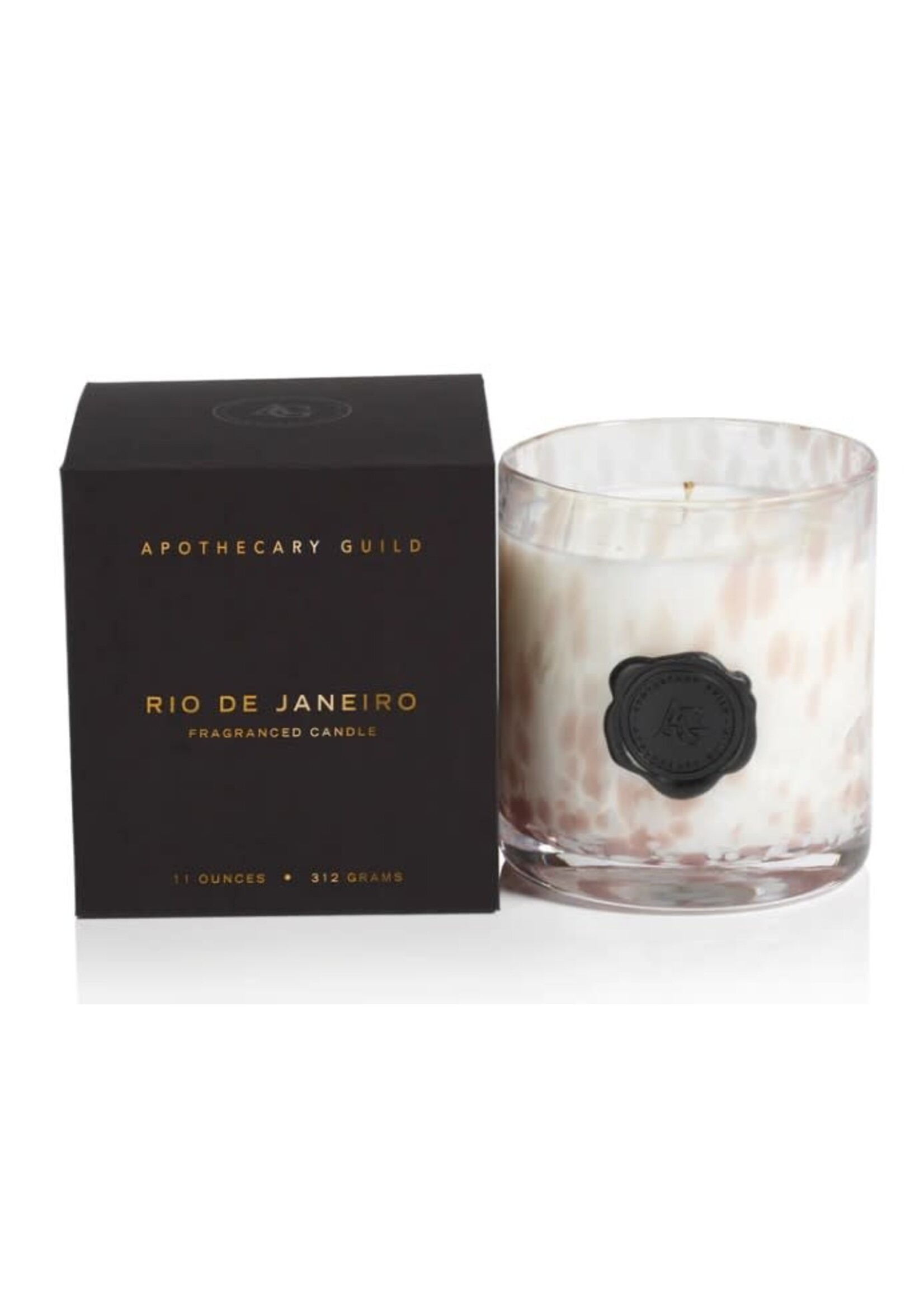 Apothecary Guild Opal Glass Candle Jar in Gift Box