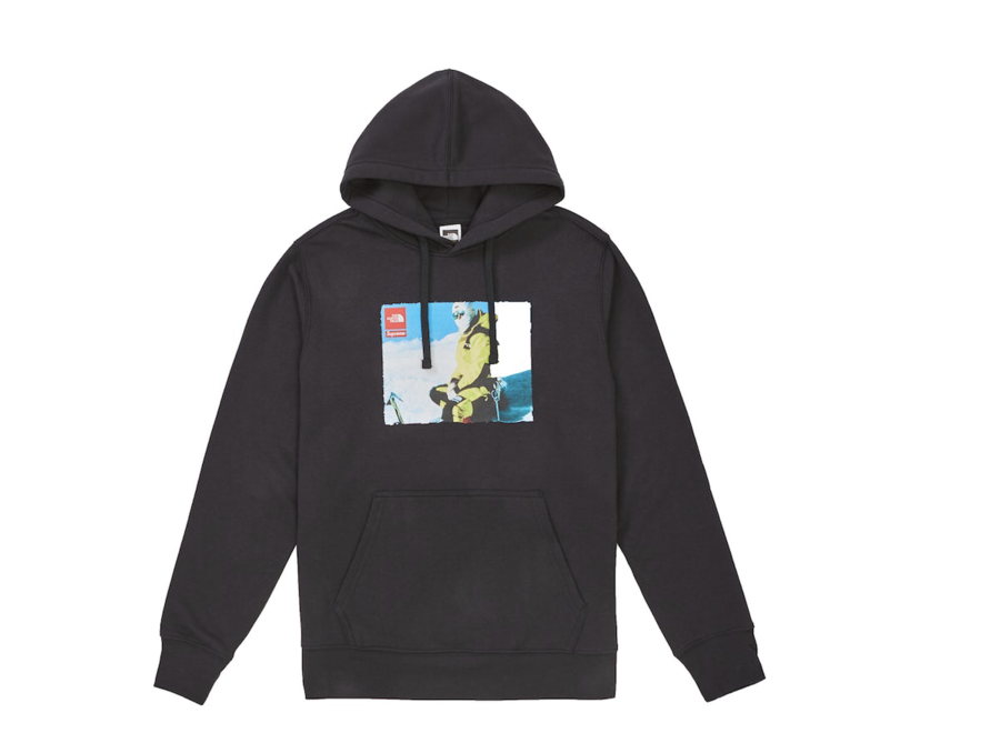 SUPREME X NORTH FACE PHOTO HOODED SWEATER SZ L