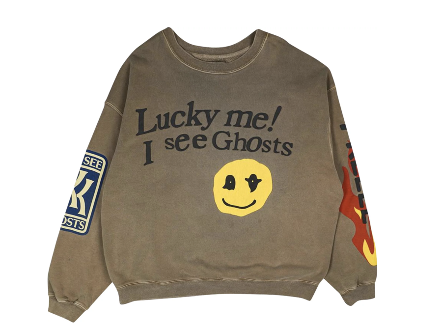 CPFM KIDS SEE GHOST LUCKY ME CREWNECK SWEATSHIRT 'TRENCH'
