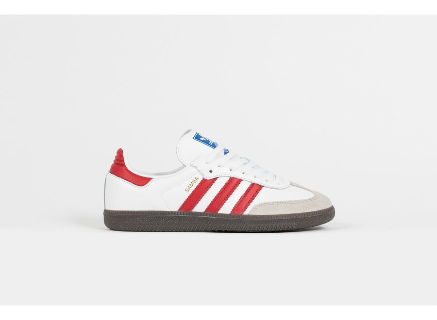 ADIDAS SAMBA OG 'WHITE/RED/GUM'