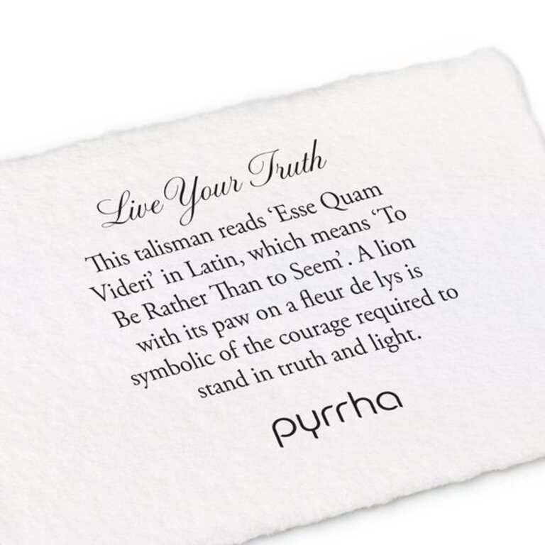 Pyrrha Pyrrha Live Your Truth 18" chain N852-18