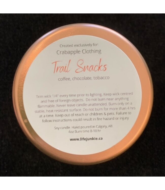 Crabapple Trail Snacks 9oz candle
