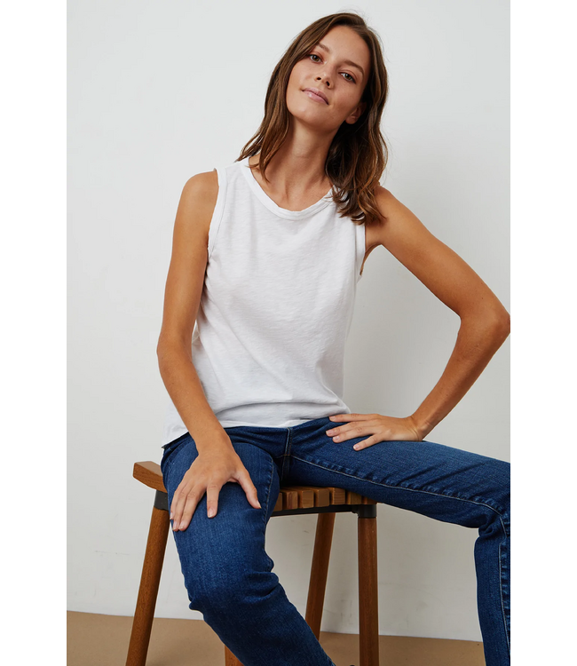 Velvet Taurus cotton slub tank top