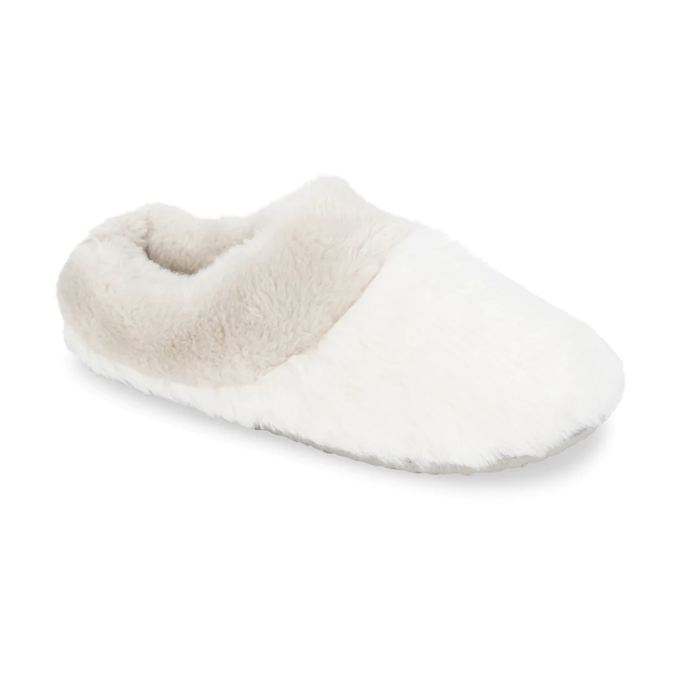 Lemon Lemon faux fur scuff slipper L-9107