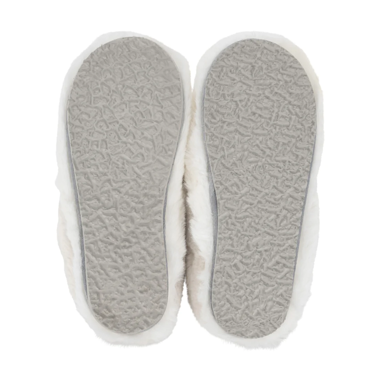 Lemon Lemon faux fur scuff slipper L-9107