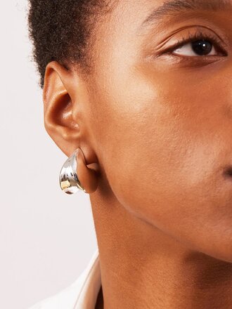 Jenny Bird Nouveaux puff earring silver JB3248-HPS