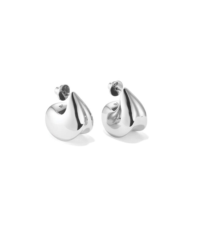 Jenny Bird Nouveaux puff earring silver