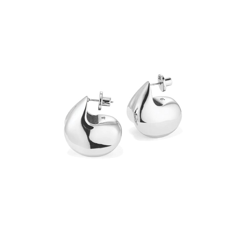 Jenny Bird Nouveaux puff earring silver JB3248-HPS