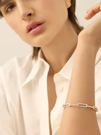 Jenny Bird Andi slim bracelet two tone