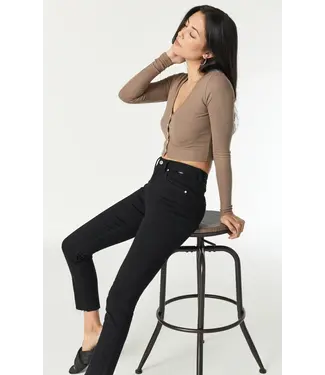 Mavi Viola cropped straight leg jean