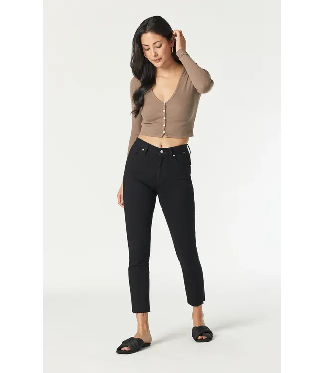 Mavi Viola cropped straight leg jean