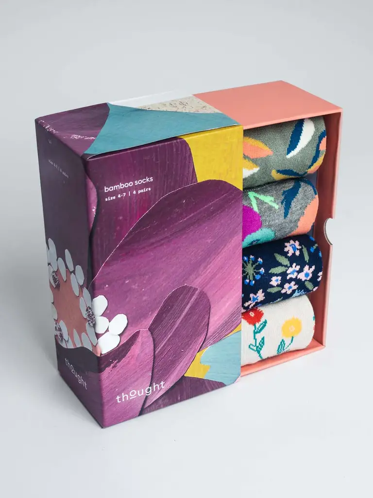 Thought Thought Flavia floral sock box SBW7258