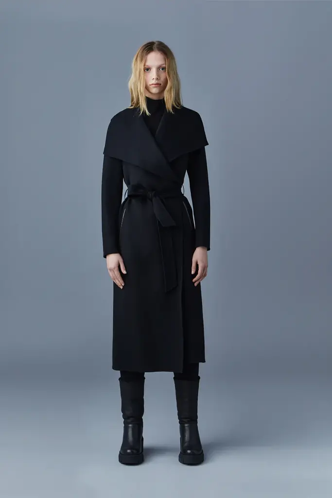 Mackage Mackage Mai belted light wool coat