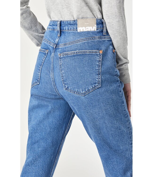 Mavi New York high rise straight jean