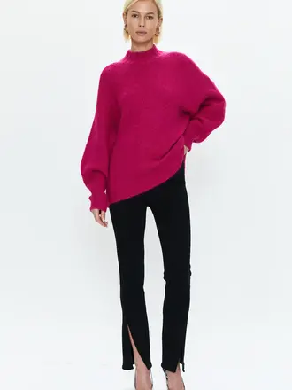 Pistola Teagan high rise straight w/slit