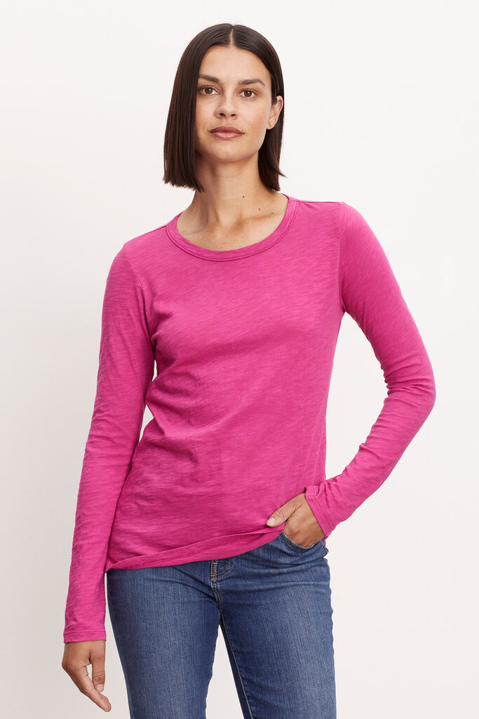 Velvet Velvet Lizzie l/s top LIZZIE03