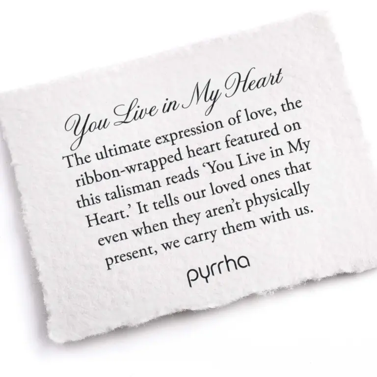 Pyrrha Pyrrha You live in my heart paperclip 18" N80-S-786-TC-18