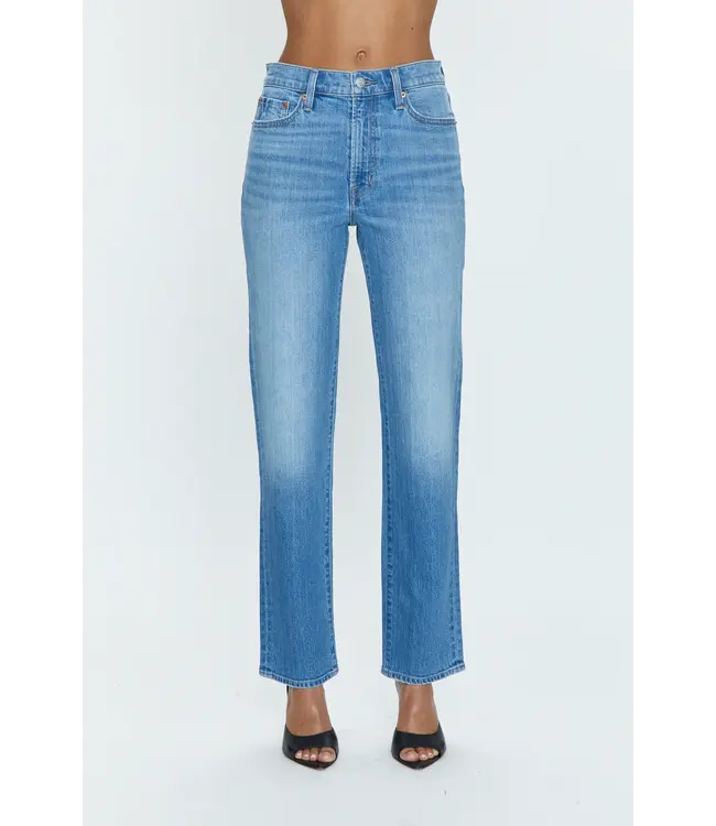 Pistola Drew mid rise straight leg jean