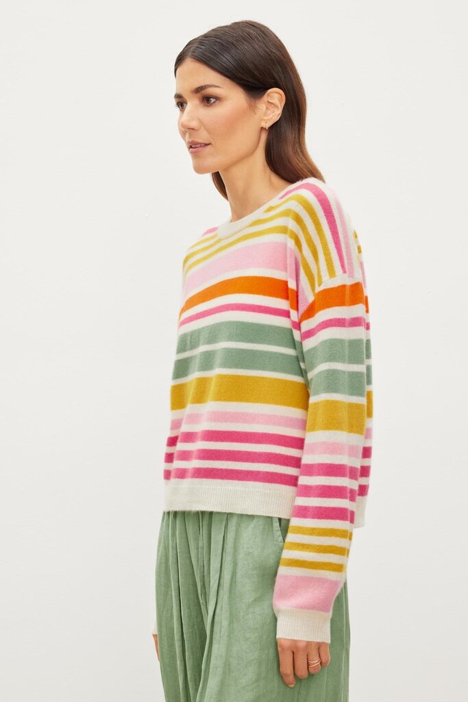 Velvet Velvet Anny cashmere striped sweater