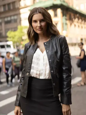 Mauritius Diane leather jacket