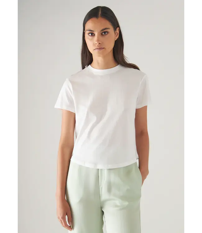 Patrick Assaraf Pima classic high neck baby tee